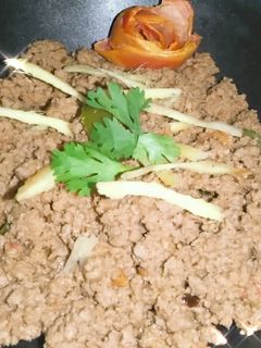 A picture of Shinwari keema Karahi.