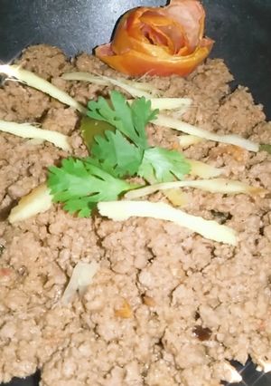 A picture of Shinwari keema Karahi.