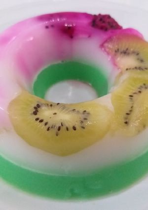 Foto resep Puding buah warna