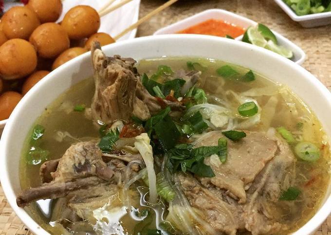 Langkah Mudah Menyiapkan Soto Tulang Ayam, Maknyuss