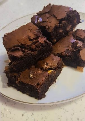 Zdjęcie przepisu Brownie czekoladowe.