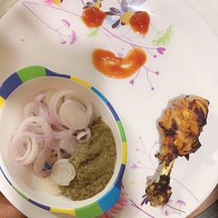 Tandoori Roasted Chicken A picture of Tandoori Roasted Chicken.