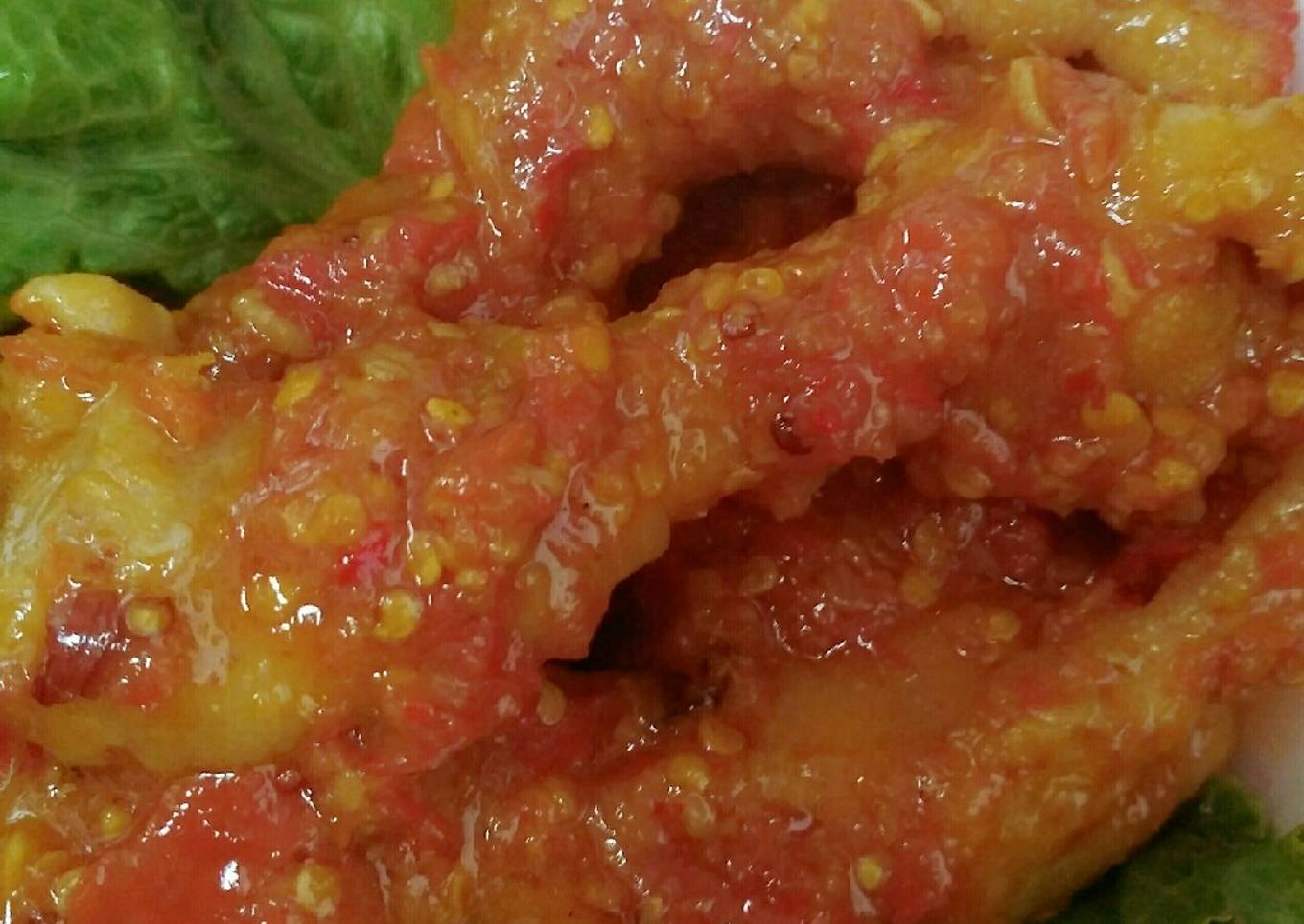 Ceker pedas merona