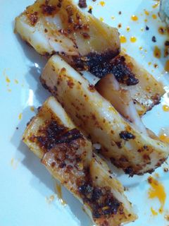 Hình của món Mực nướng sa tế.