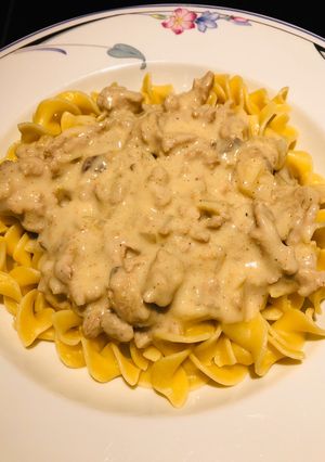A picture of Ground Turkey 🦃 Stroganoff.