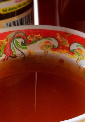 Hình của món Nước mắm chay...cách nấu đơn giản,màu đẹp và thơm.