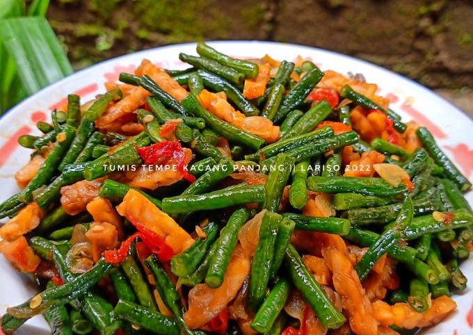 Resep Tumis Tempe Kacang Panjang Oleh Resintaw Cookpad