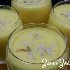 A picture of Mango Lassi Shots.
