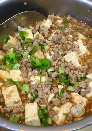 絞肉爆多的麻婆豆腐 的食譜成品照片