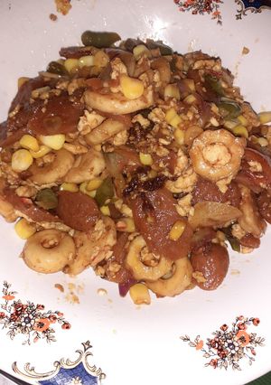 Foto resep Sosis seafood pedas manis