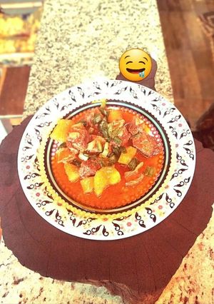 Foto de Costela ripa com mandioca