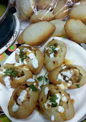 A picture of Pani poori.