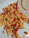 Huevo a la mexicana rapidin, rico y nutritivo
