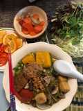 Vietnamese Fish Cake Noodle Soup with Dill (Bún chả cá thìa là)