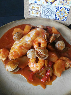 Una foto de Cataplana de bacalhau