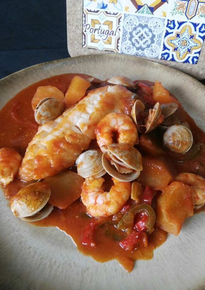 Una foto de Cataplana de bacalhau