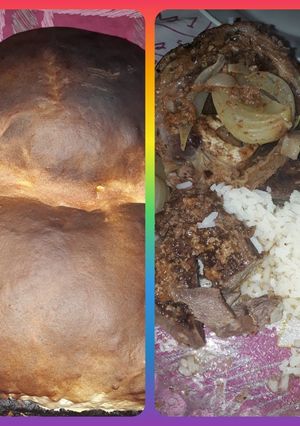Una foto de Carne en bolsa (envuelta en engrudo)