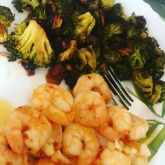A picture of Butter garlic prawns !.