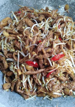 Foto resep Menu hemat (Sambel goreng Cambah tahu)