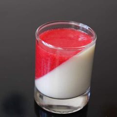 A picture of Fresh Strawberry Panna Cotta.