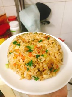 Hình của món Cơm chiên chay.