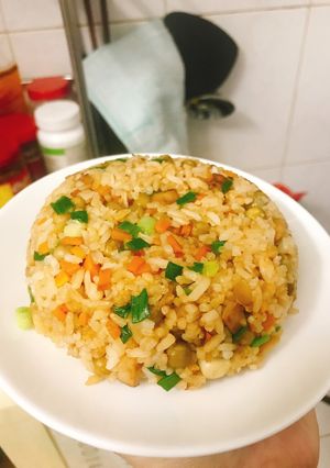 Hình của món Cơm chiên chay.