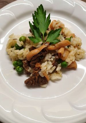 Kucsmagombás rizottó recept fotója
