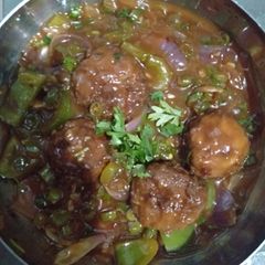 A picture of Bottle Gourd Manchurian.