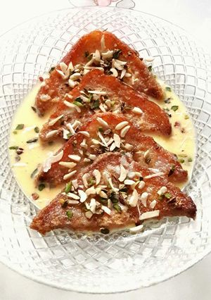 A picture of Shahi Tukda.