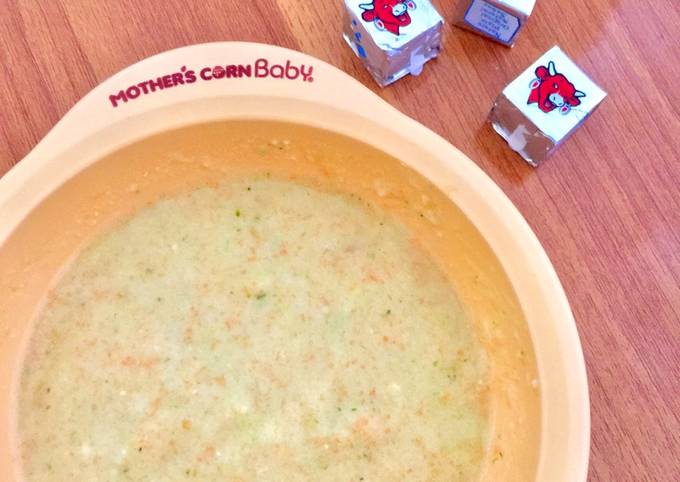 Menu mpasi 6  bulan, Nasi telur keju