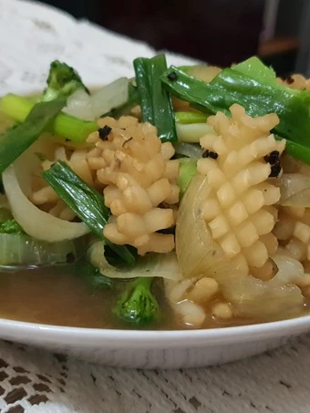 Cara Gampang Membuat Resep Cumi saos tiram yang Sempurna Anti Ribet, Sempurna