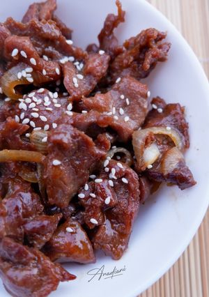 Foto resep Beef teriyaki kilat, simple, lezat