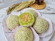 Gambar mochi matcha