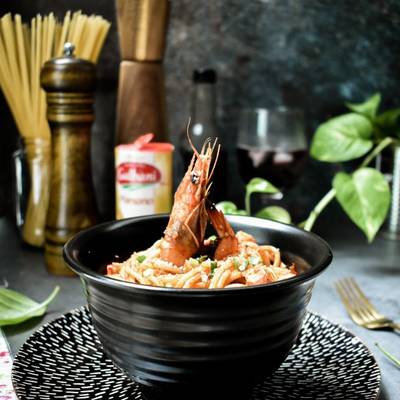 Resipi Spaghetti Goreng Udang Oleh Kuzuka By Jeehan Cookpad