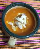 Sopa crema de Zapallo al curry - Sin Tacc
