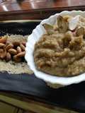 Posta dana (khas khas)and badaam halwa