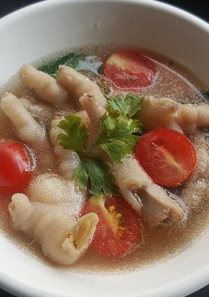 รูปของ กินตีนไก่ ลดรอยตีนกา