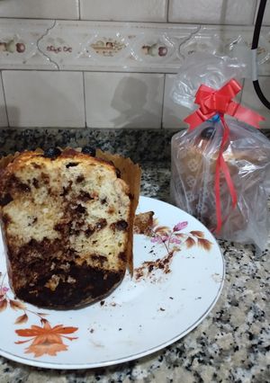 Una foto de Pan dulce con chips de chocolate s/gluten