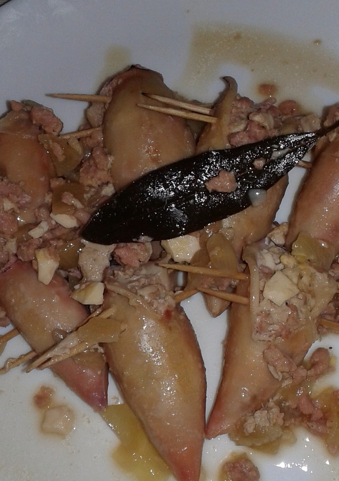 Una foto de Calamares rellenos