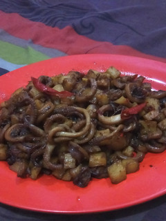 Foto resep Tumis Cumi KeKe (kentang kecap) Pedas Manis