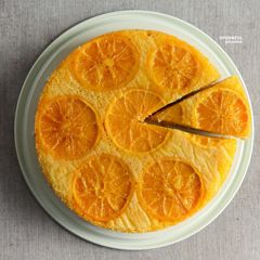 A picture of Orange Upside-Down Cake.