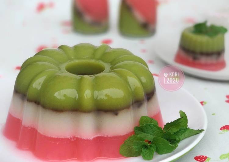 Bahan Puding Alpukat Oreo Strawberry | Cara Bikin Puding Alpukat Oreo Strawberry Yang Menggugah Selera