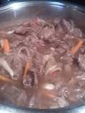Carne con vegetales al estilo chino