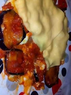 صورة لوصفة باذنجان بصوص الطماطم