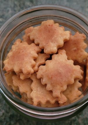 Foto resep Sourdough Discard Cheese Crackers