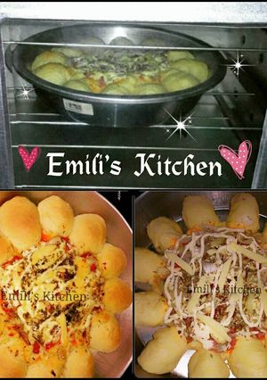 Foto resep Pizza Bunga Imut