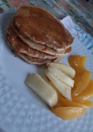 Una foto de Hotcakes de avena