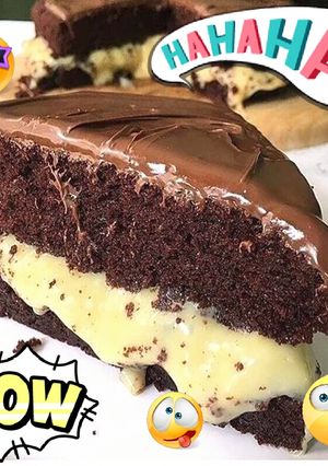 Una foto de Torta de chocolate y leche condensada