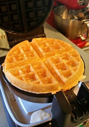 A picture of Belgian Waffles.
