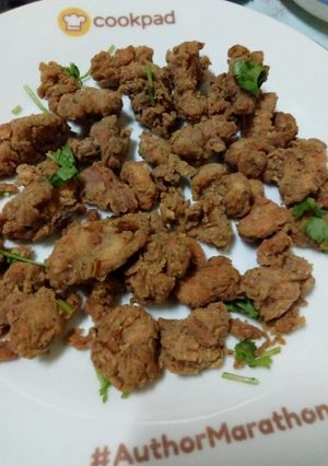 A picture of Double breaded Cola chicken popcorn.